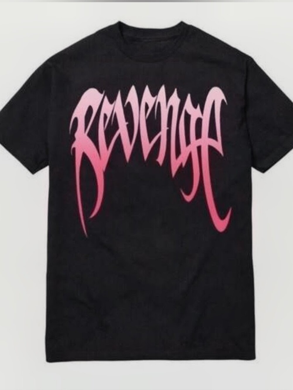 Revenge Valentine's Day Logo T-Shirt Men's XXL Black Pink Graphic Streetwear Tee